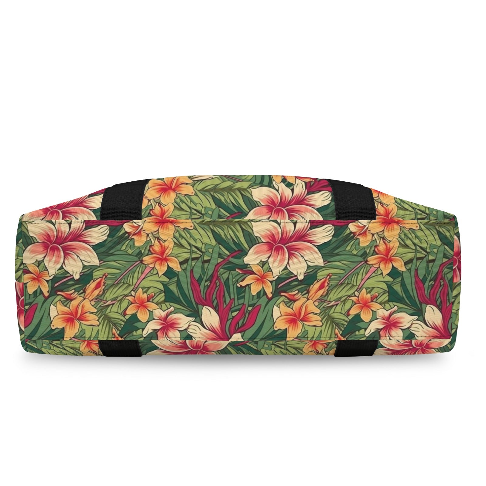 Vintage Hawaiian Floral Duffle Bag-Simple (Model 1715) Duffle Bag-Simple (1715)