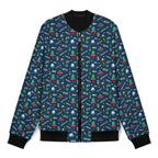 UFO's And Aliens Men's Casual Zip‑Up Bomber Jacket