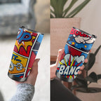 Comic Book - 20oz Mobile Tumbler with Lid (Black Lock) 20oz Travel Mug comic Printed Offshore