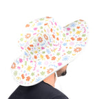 Abstract Colourful Shapes - Wide Brim Bucket Hat Wide Brim Bucket Hat Printed Offshore