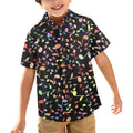 Quavers, Music Notes - Junior Kids Hawaiian Shirt