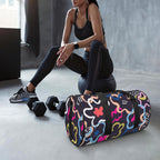 Floral In The Abstract Duffle Bag Duffle Bag Printed Offshore