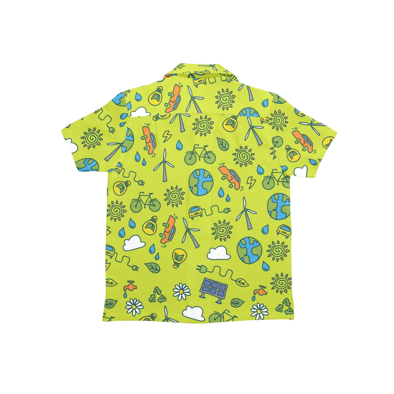 Go Green - Junior Kids Hawaiian Shirt