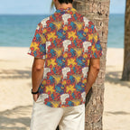 Comic Book Explosions Men's Crinkle Hawaiian Shirt