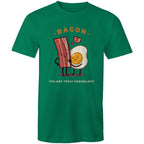 Bacon, You Are Truly Egg-cellent - Mens T-Shirt Kelly Green Mens T-shirt Food Printed In Australia