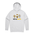 They All Matter Solid Liquid Gas Men's AS Colour Hoodie White Marle Mens Hoodie Printed In Australia Science