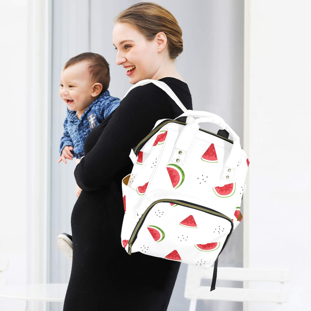 Watermelon - Multi-Function Backpack, Nappy / Diaper Bag