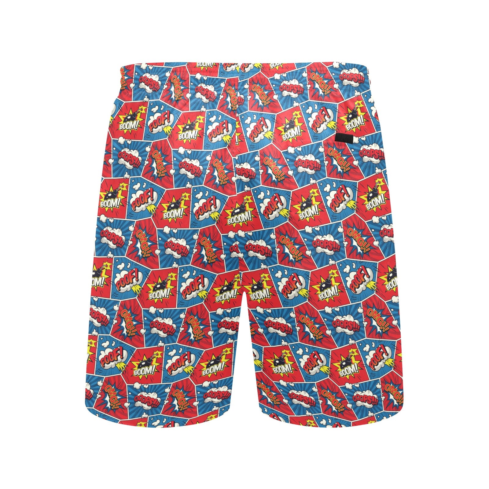 Comic Book Cells - Men's Mid-Length Beach Shorts Men's Mid-Length Beach Shorts comic Printed Offshore