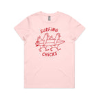 Surfing Chicks Women's AS Colour T-shirt