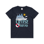Cruise Squad Kids Cruise T-shirt Navy Kids Cruise T-shirt Cruise Printed In Australia