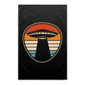 UFO, Retro Stripes - AS Colour Tea Towel Default Title Tea Towel Printed In Australia
