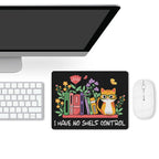I Have No Shelf Control, Reading - Leather Mouse Pad Leather Mouse Pad Printed Offshore Reading