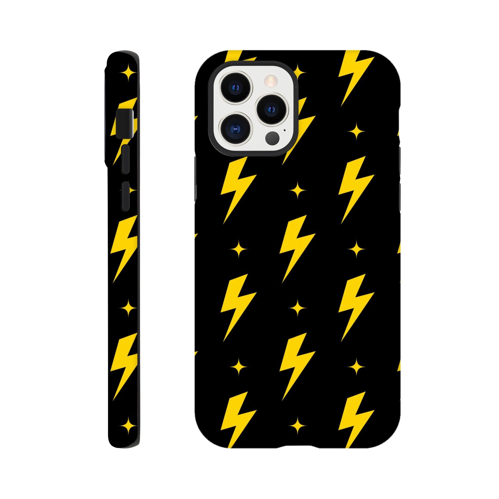 Yellow Lightning - Apple iPhone Tough case iPhone 12 Pro iPhone Tough Case comic Globally Fulfilled
