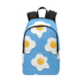 Fried Eggs Fabric Backpack One Size Fabric Backpack Food Printed Offshore