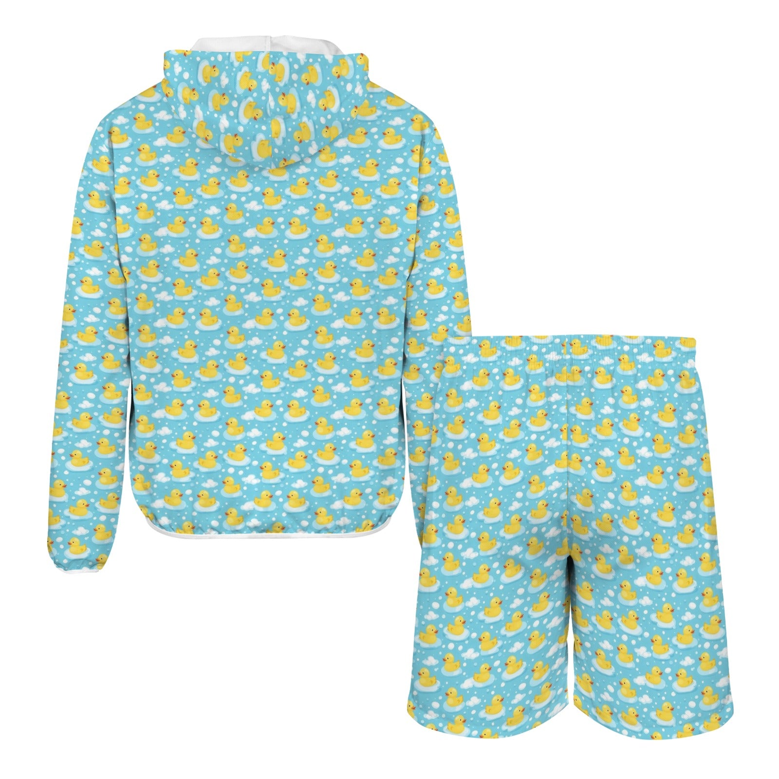 Rubber Ducks Men's Lightweight Sun Hoodie & Shorts Set