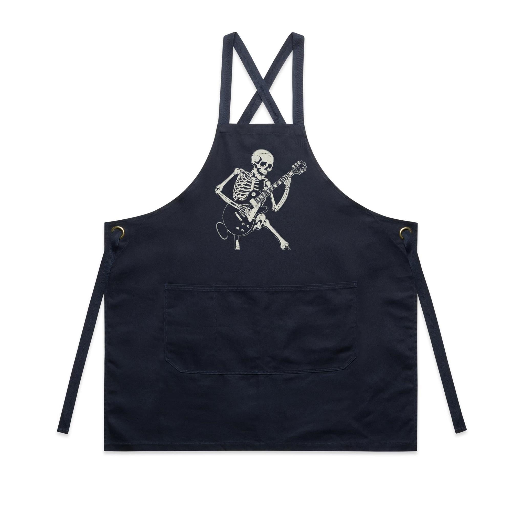 Skeleton Playing Guitar - AS Colour Carrie Apron