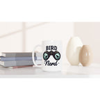 Bird Nerd - White 15oz Ceramic Mug 15oz Mug animal Globally Fulfilled