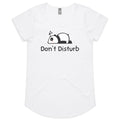Panda, Don't Disturb - Womens Scoop Neck T-Shirt White Womens Scoop Neck T-shirt animal Printed In Australia