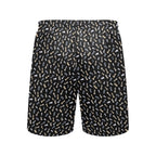 Chess Pattern Men's Mid-Length Beach Shorts Men's Mid-Length Beach Shorts Chess Games Printed Offshore