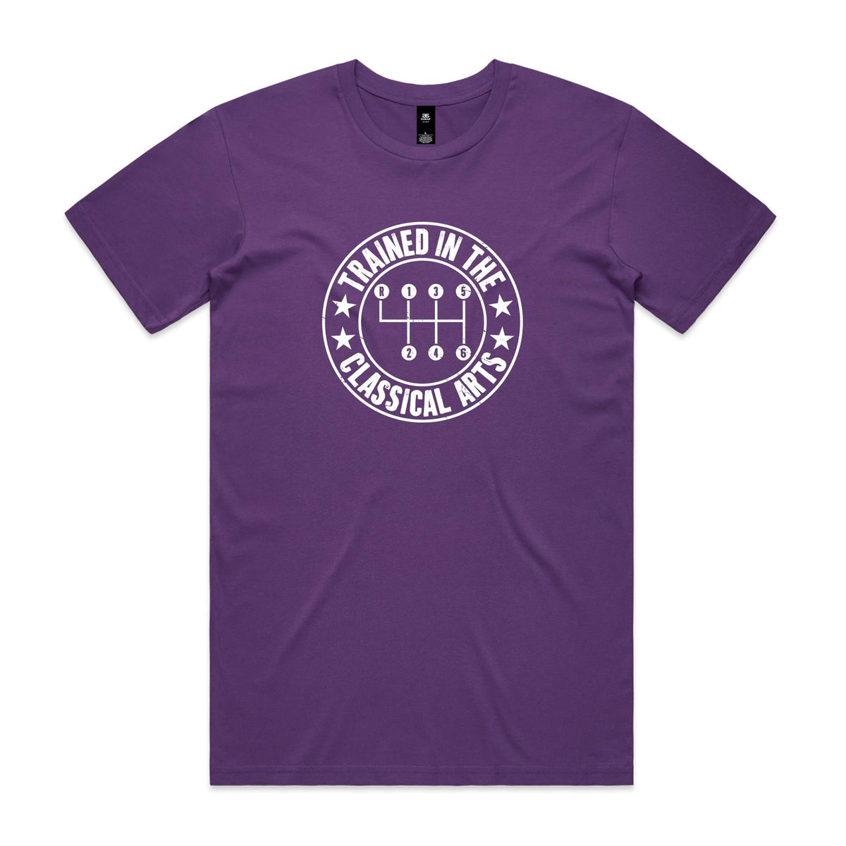 Manual Car Gears Men's AS Colour T-shirt Purple Mens T-shirt Printed In Australia