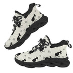 Black Cats Women's Twisted Sole Sneakers