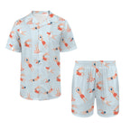 Summer Swim Men's Hawaiian Shirt & Shorts Set Men's Hawaiian Shirt & Shorts Set Printed Offshore Summer