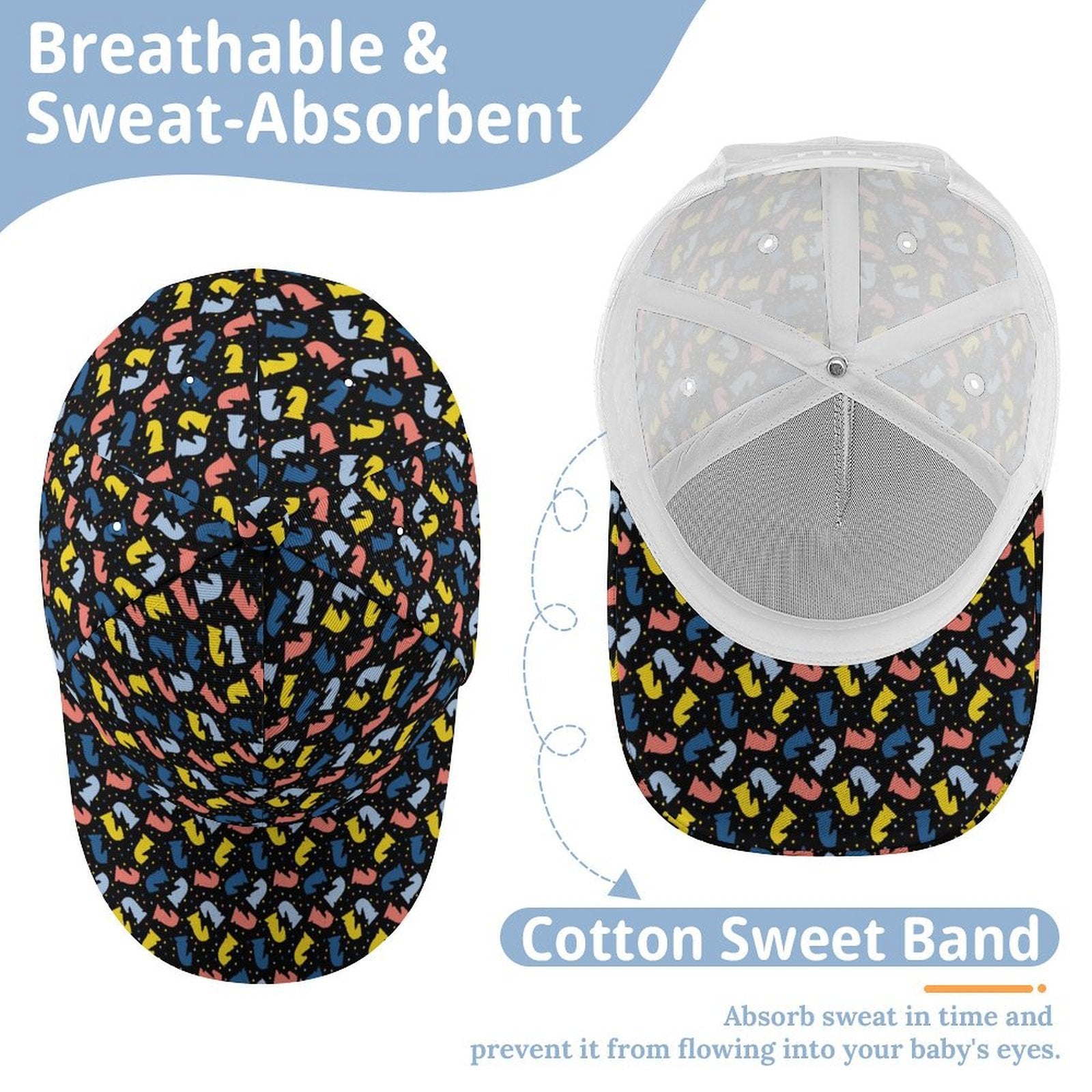 Colourful Chess Kids Baseball Cap