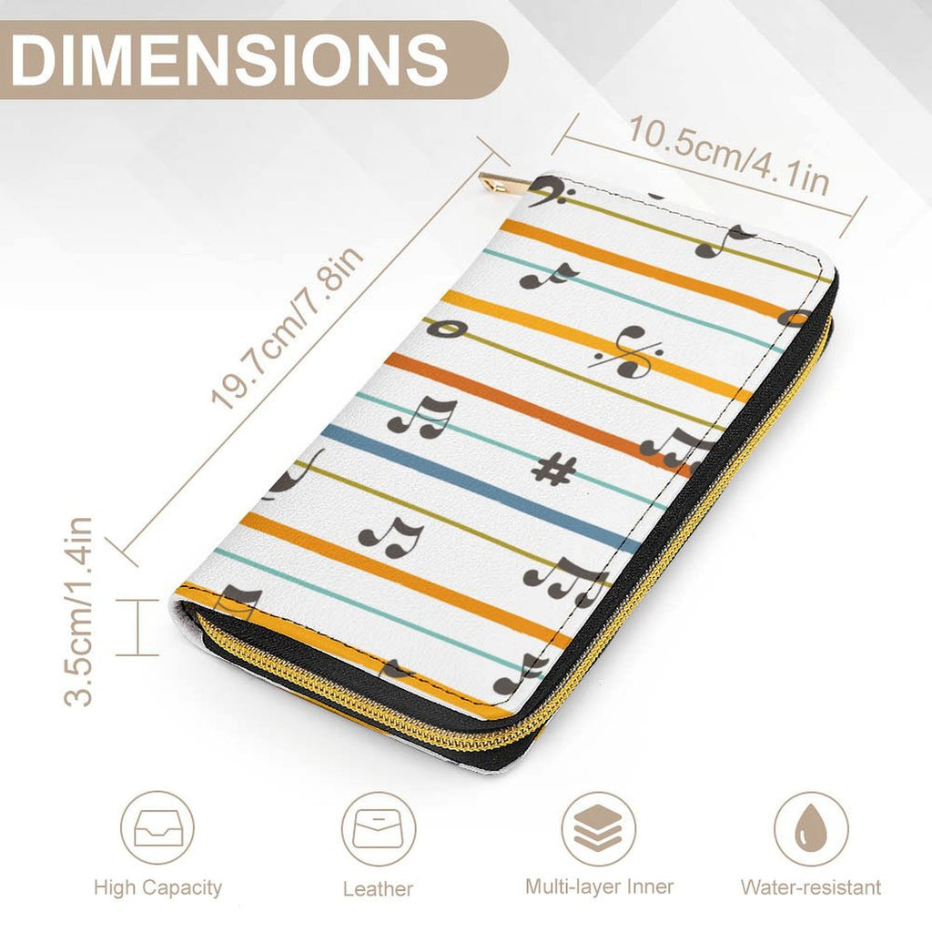Music Lines - PU Leather Wallet