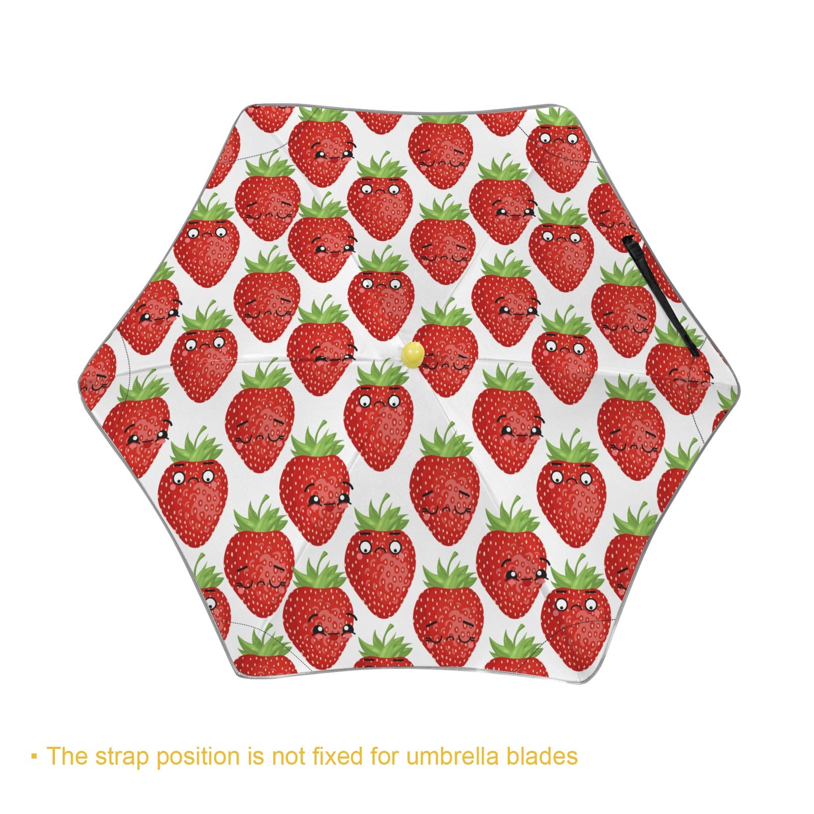 Strawberry Characters Kids Safe Round Corner Umbrella Kids Safe Round Corner Umbrella Food Printed Offshore