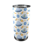 UFO's 20oz Mobile Tumbler with Lid (Black Lock) One Size 20oz Travel Mug Printed Offshore Sci Fi