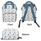 Astronauts And Rocket Ships Multi-Function Backpack, Nappy / Diaper Bag Multi-function Backpack, Nappy / Diaper Bag Printed Offshore Space