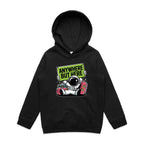 Astronaut, Anywhere But Here - Kids Hoodie Black Kids Hoodie Printed In Australia