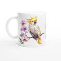 Personalise Cockatoo, Australian Birds White 11oz Ceramic Mug Default Title Personalised 11oz Mug Birds