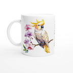 Personalise - Cockatoo, Australian Birds - White 11oz Ceramic Mug Default Title Personalised 11oz Mug