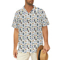 All About Space Men's Short Sleeve Hawaiian Shirt Men's Hawaiian Shirt (New) Printed Offshore Space