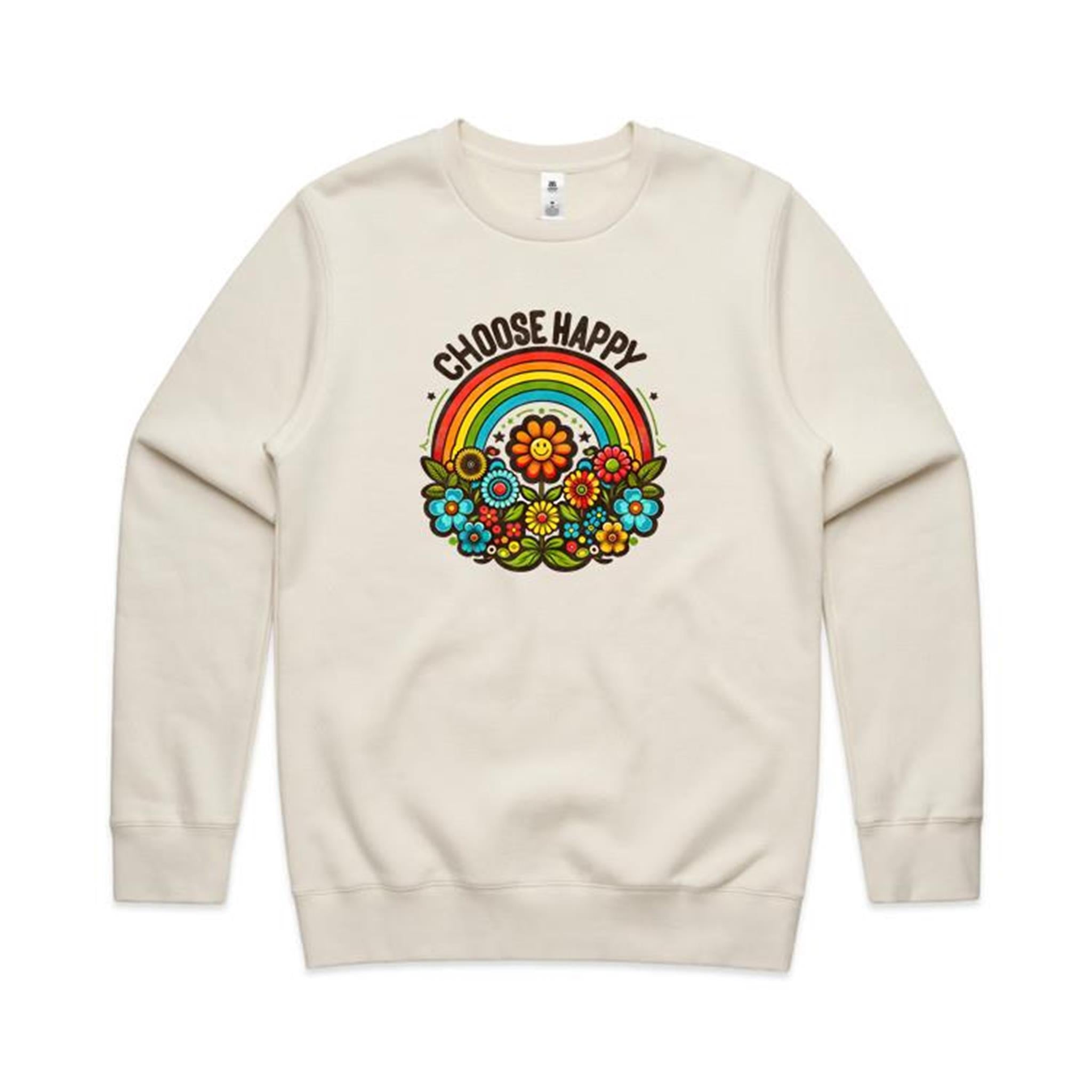 Choose Happy - AS Colour Stencil Crew Sweatshirt