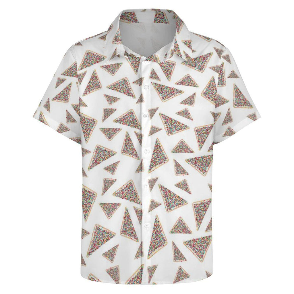 Fairy Bread Women's Collared Pocketless Short Sleeve Shirt
