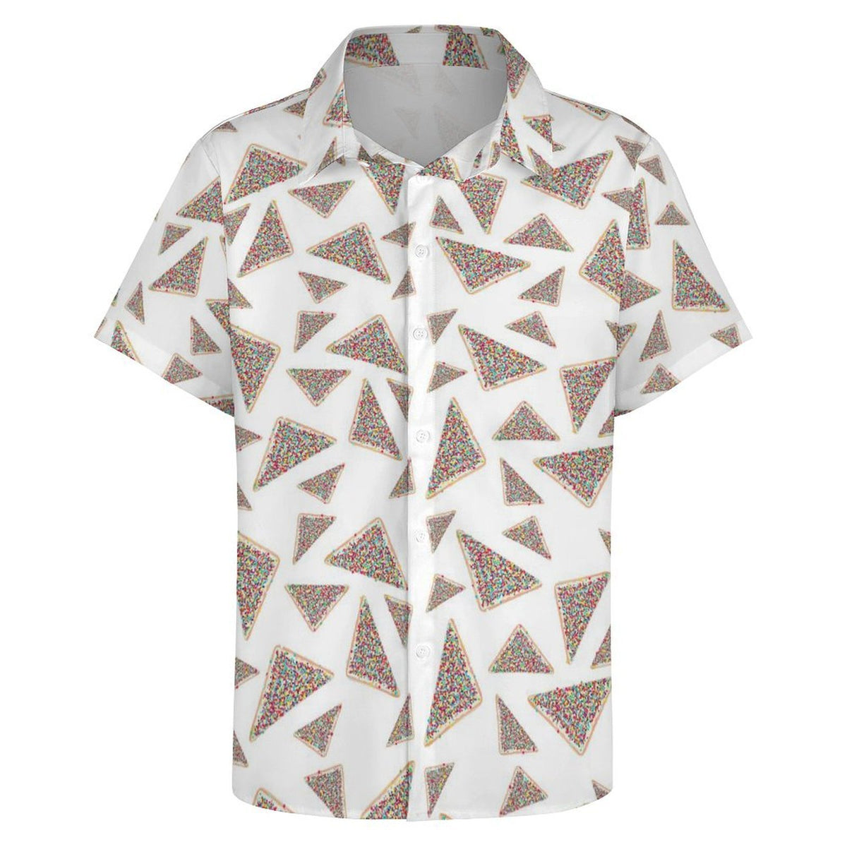 Fairy Bread Women's Collared Pocketless Short Sleeve Shirt