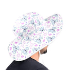 Zen Koala Wide Brim Bucket Hat Wide Brim Bucket Hat animal Australia Printed Offshore