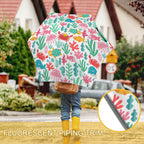 Cute Cartoon Sea Animals Kids Safe Round Corner Umbrella Kids Safe Round Corner Umbrella animal Printed Offshore