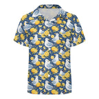Lemon Seagull Kids Youth Short Sleeve Button Up Shirt
