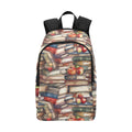 Watercolour Books Fabric Backpack One Size Fabric Backpack Printed Offshore Reading