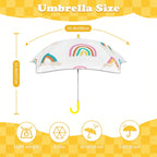Cloud Rainbows Kids Safe Round Corner Umbrella Kids Safe Round Corner Umbrella Printed Offshore