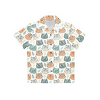 Cute Cat Faces - Junior Kids Hawaiian Shirt
