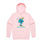 Make Every Day A Happy Earth Day - Mens Hoodie Pink Mens Hoodie Environment Printed In Australia