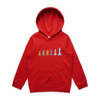 Chess - Kids Hoodie Red Kids Hoodie Printed In Australia