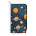 Galaxy - PU Leather Wallet white 19.7x10.5cm Zippered Wallet / Purse Printed Offshore