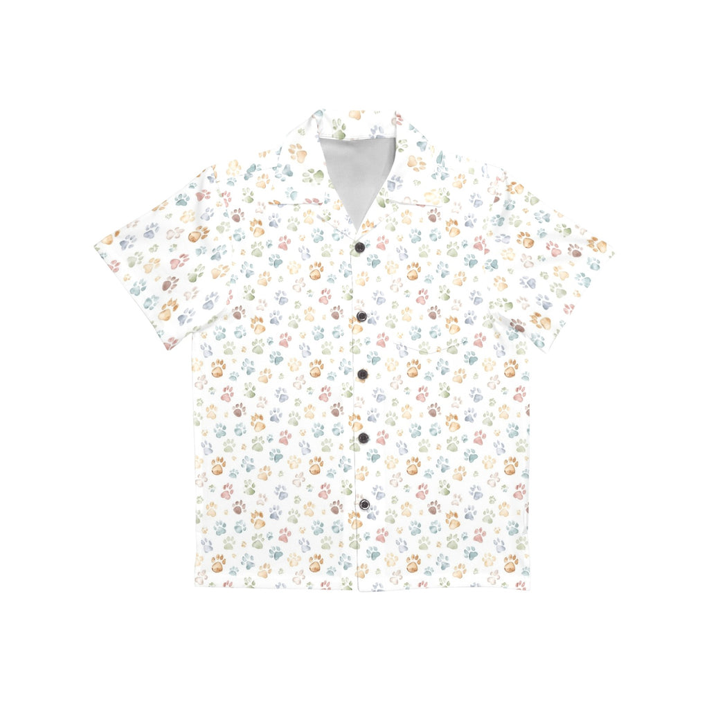 Paw Print Junior Kids Hawaiian Shirt