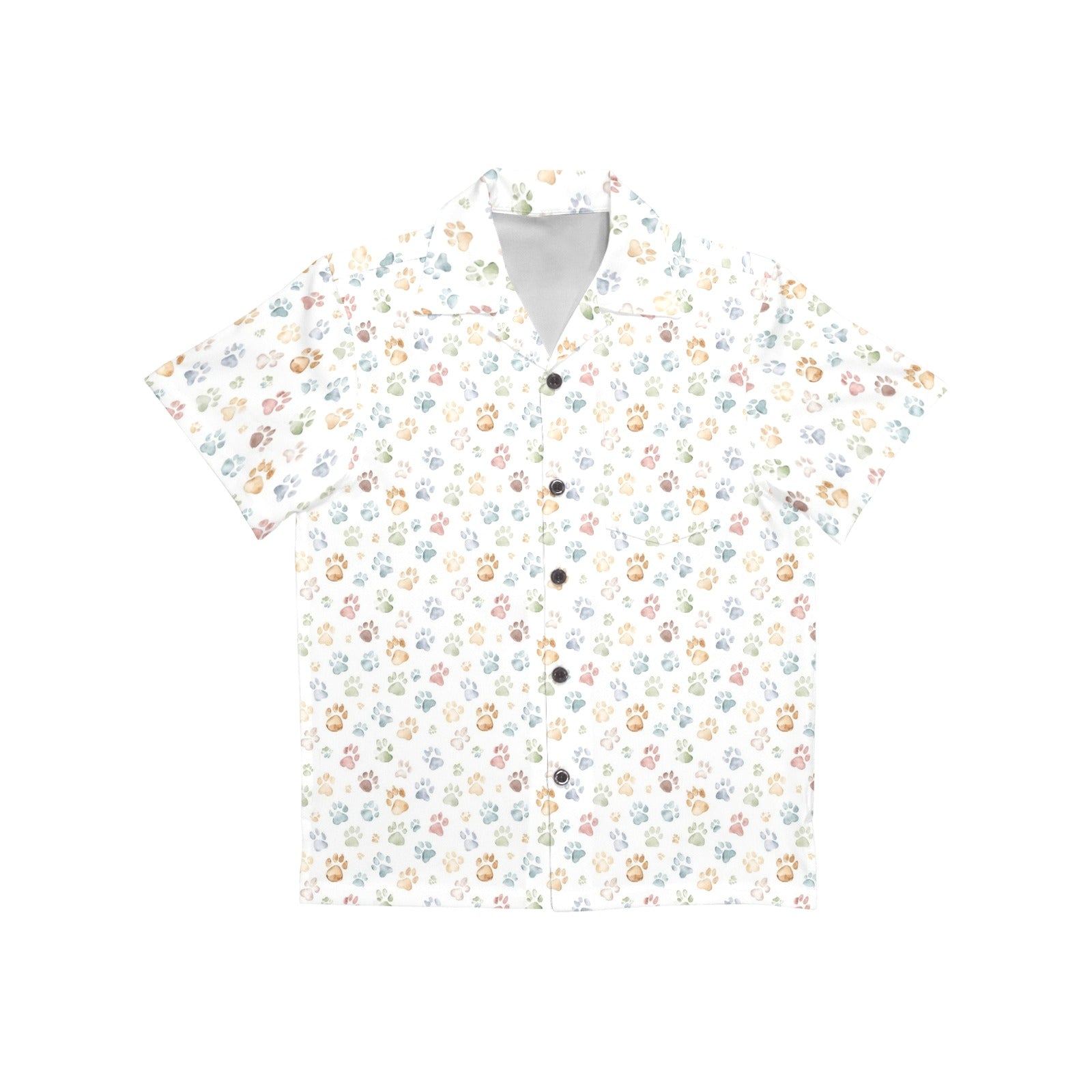 Paw Print Junior Kids Hawaiian Shirt