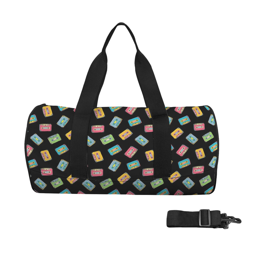 Colourful Cassettes Duffle Bag one size Duffle Bag Printed Offshore